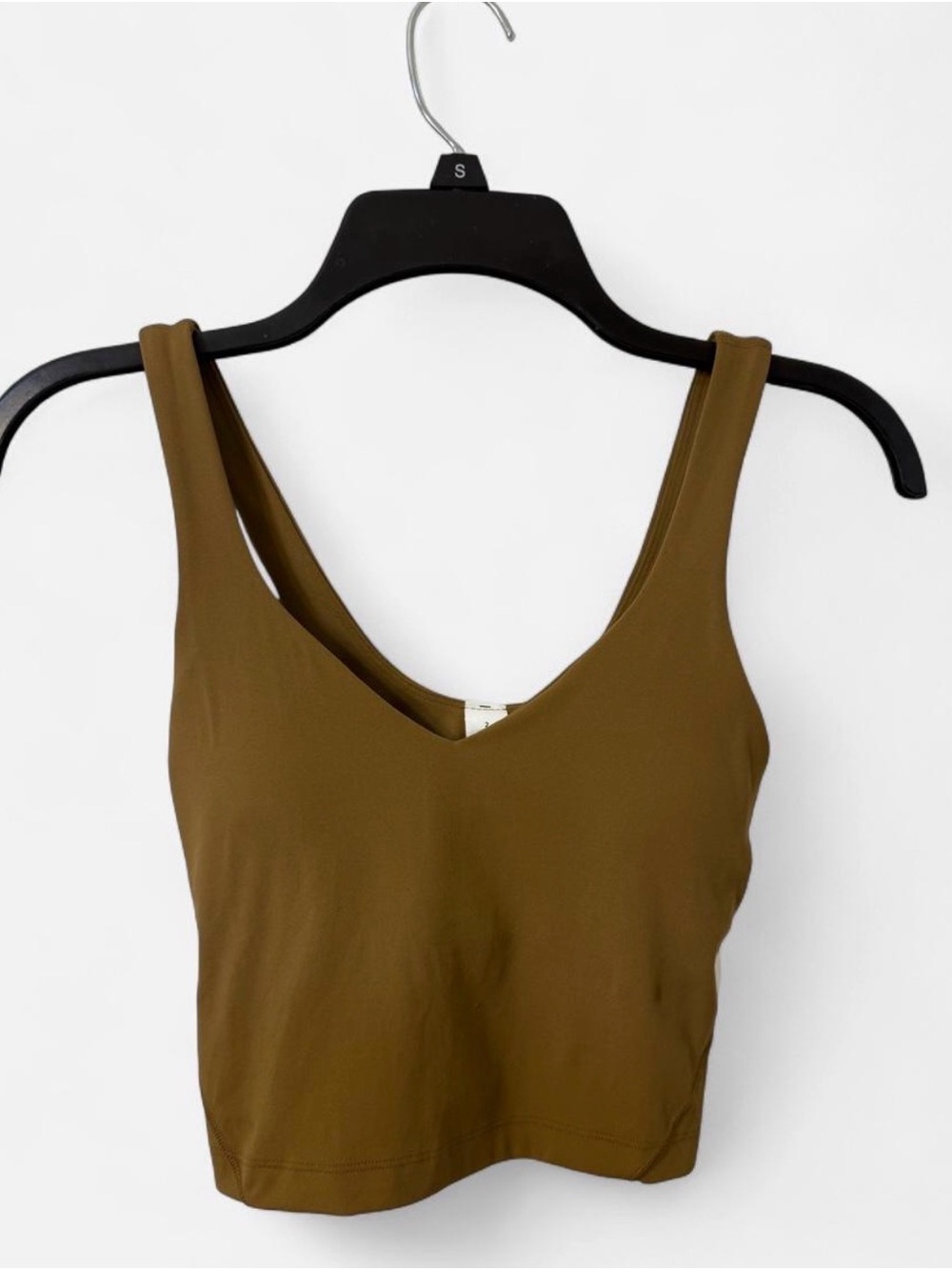 lululemon athletica Camel Brown Tank Sz 4 - Gym - Yoga - Workout - Cropped